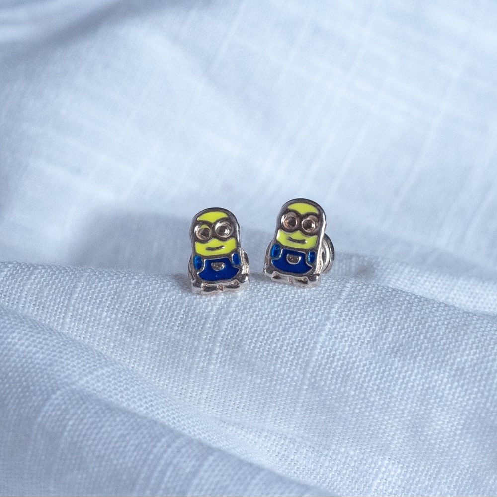 Sterling silver stud earrings